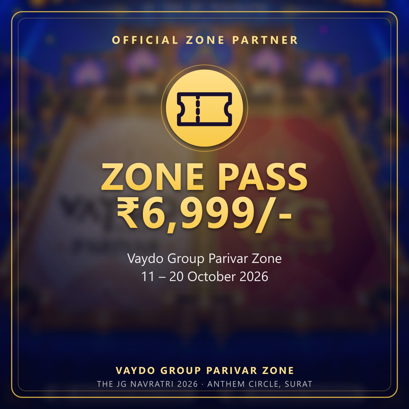 The JG Navratri 2026 – Official Zone Partner gallery 2